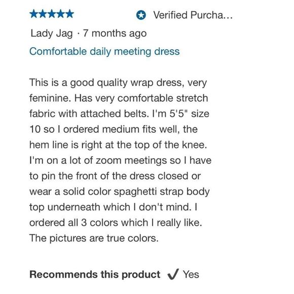 NEW! LEOTA Ladies Wrap Dress in Color Pink Vintage Vines Black - Picture 13 of 16